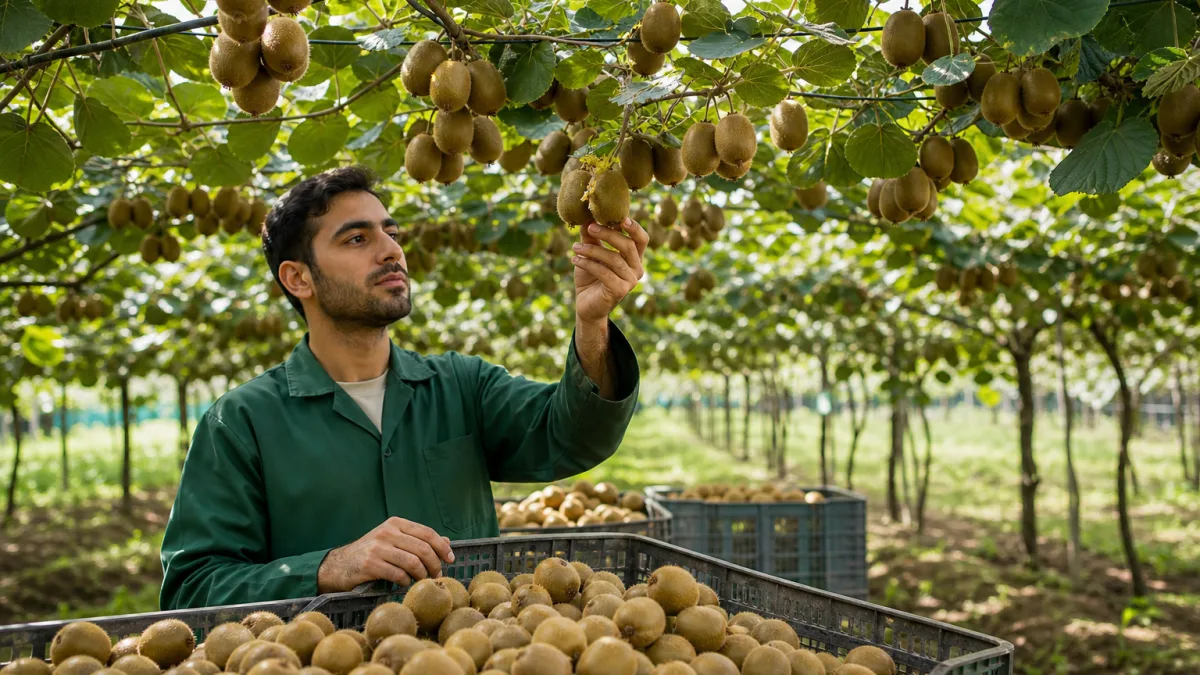 قیمت کیوی روی درخت یا سردخانه؟